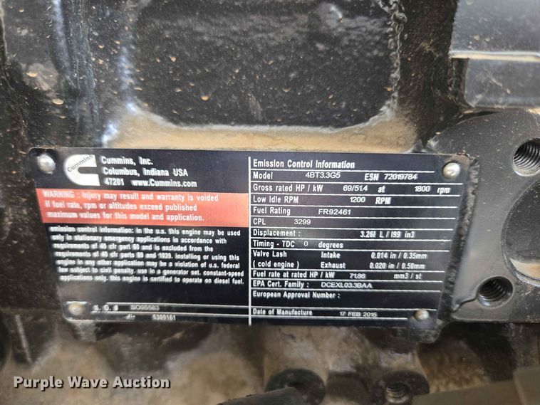 image for item EW0472 Cummins C35 D6 generator