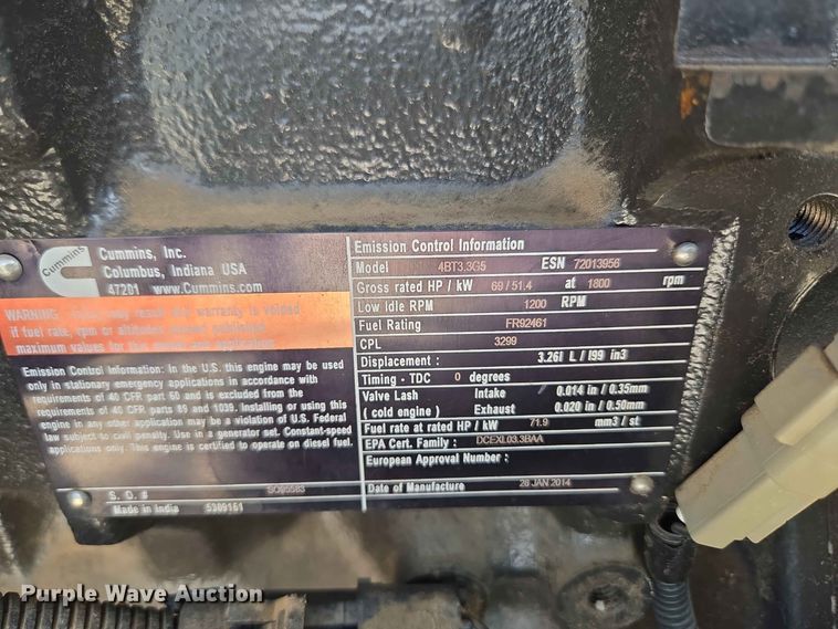 image for item EW0474 Cummins C25 N6 generator