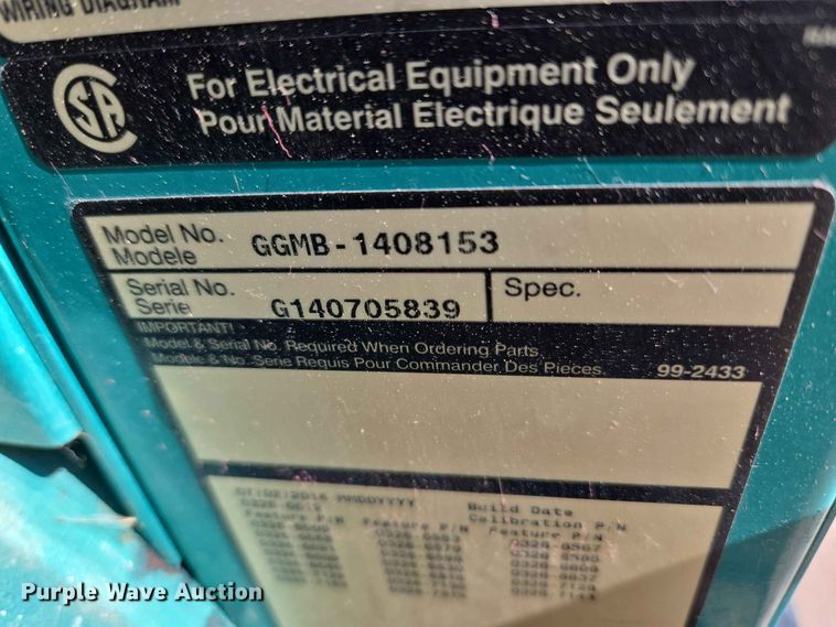 image for item EW0486 Cummins GGMB-1408153 generator