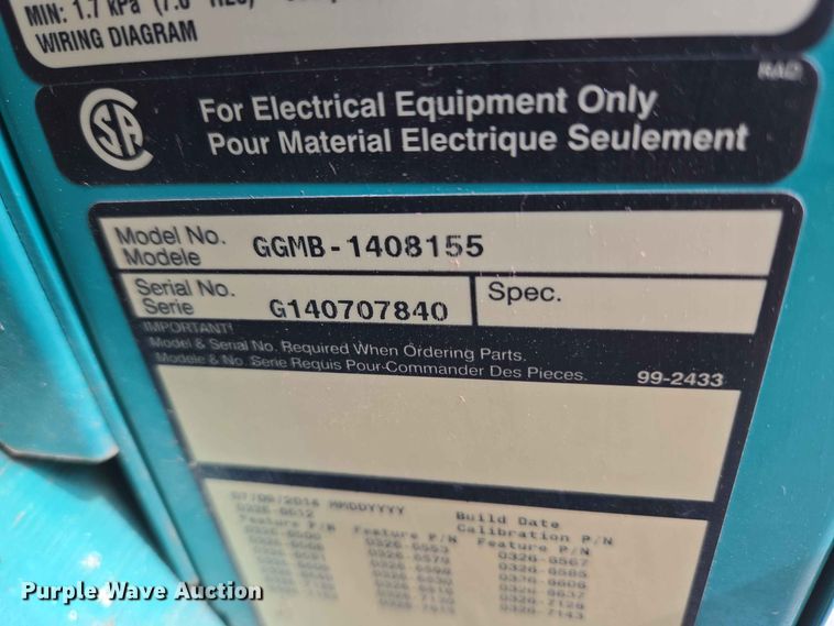 image for item EW0488 Cummins GGMB-1408155 generator