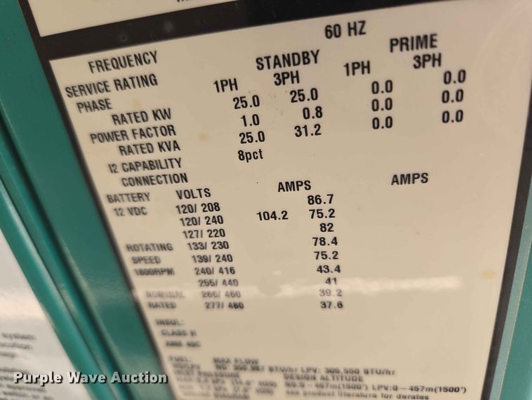 image for item EW0489 Cummins GGMB-1328084 generator
