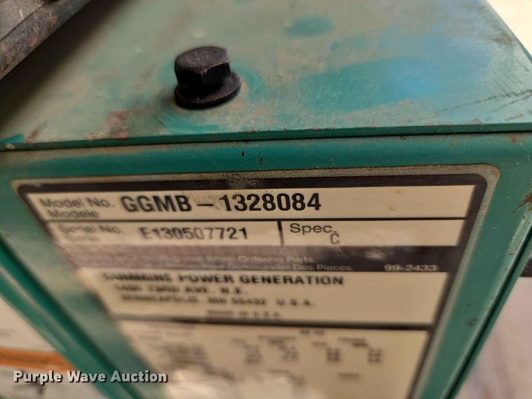 image for item EW0489 Cummins GGMB-1328084 generator