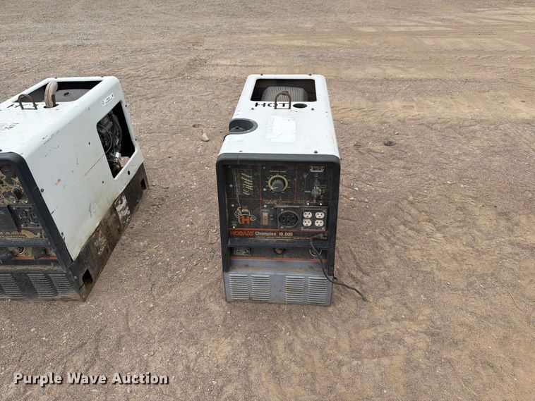 image for item EW2137 (2) Hobart Champion 10,000 welder/generator