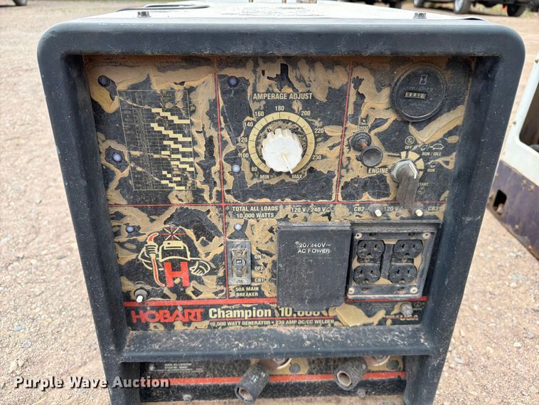 image for item EW2137 (2) Hobart Champion 10,000 welder/generator