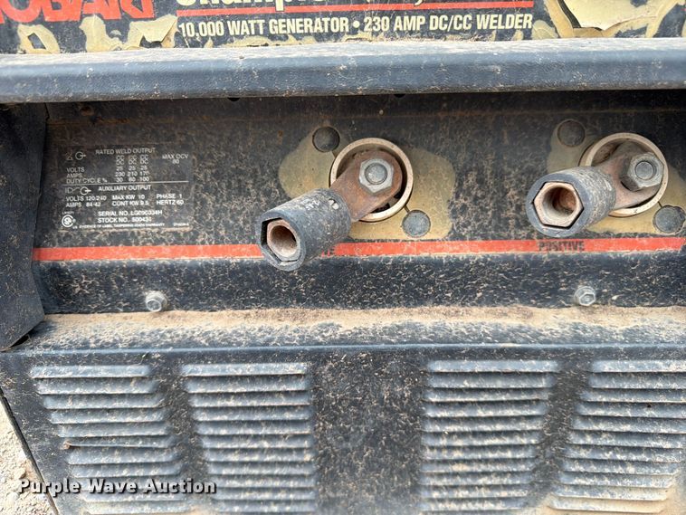 image for item EW2137 (2) Hobart Champion 10,000 welder/generator
