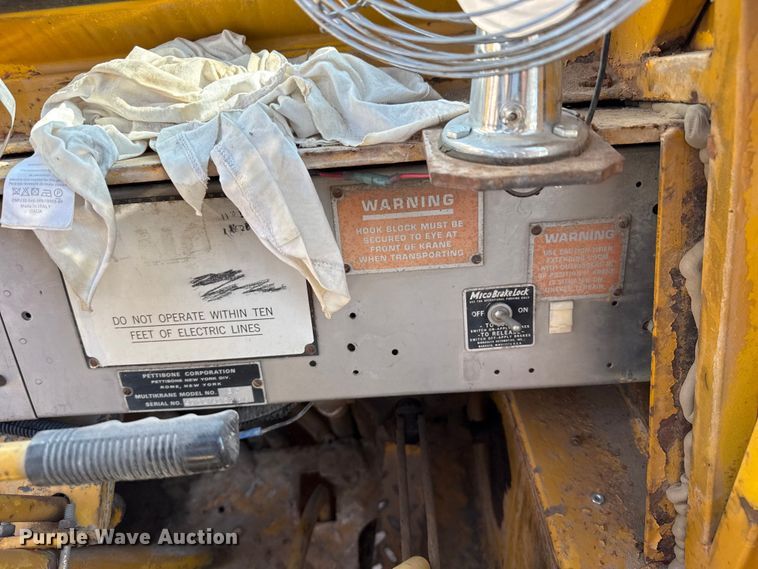 image for item EW4019 Pettibone 30 Multikrane crane