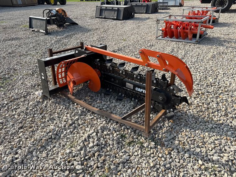 image for item EX2123 Captok D39 skid steer trencher