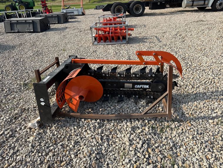 image for item EX2123 Captok D39 skid steer trencher