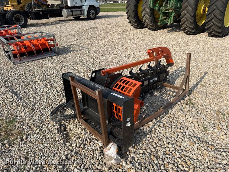 image for item EX2123 Captok D39 skid steer trencher