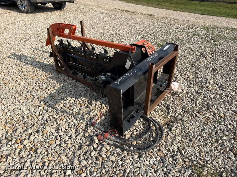 image for item EX2123 Captok D39 skid steer trencher
