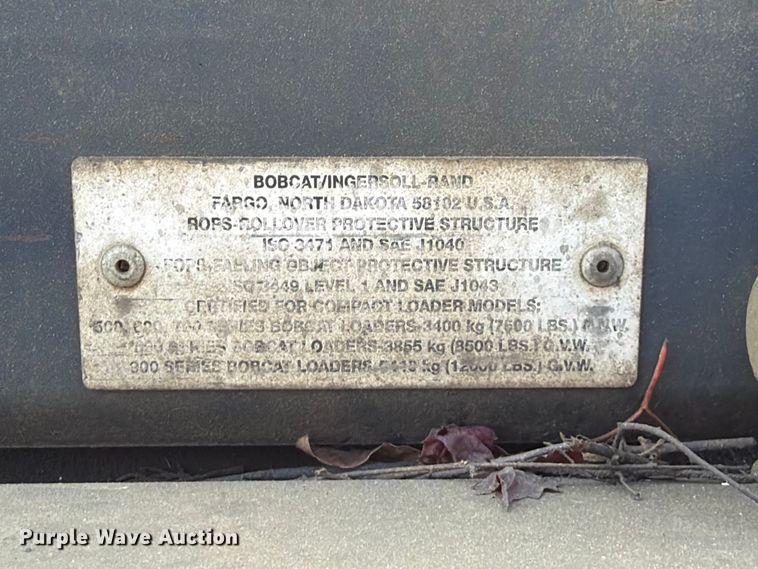 image for item EX2534 2001 Bobcat 763 skid steer loader