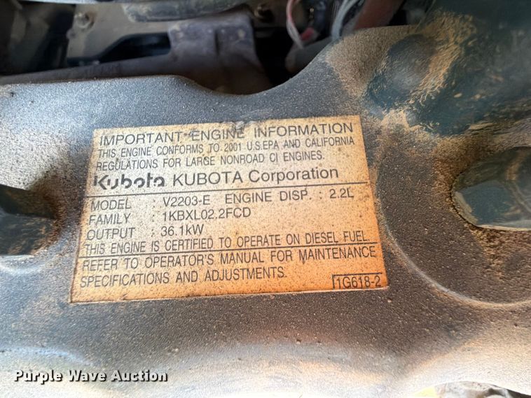 image for item EX2534 2001 Bobcat 763 skid steer loader