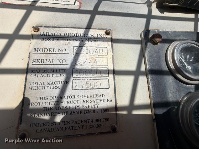 image for item EX2552 Terex SS1048 telehandler