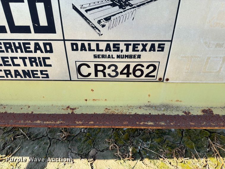 image for item EX4025 Seco overhead crane