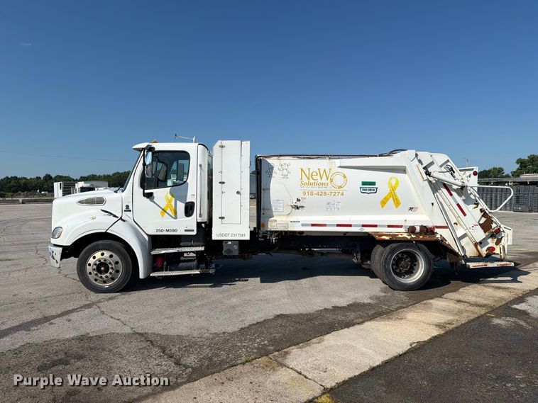 image for item EX4030 2014 Freightliner M2 refuse truck