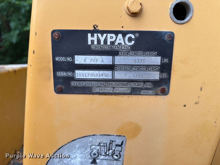 image for item EX4034 Hypac C747A double drum vibratory roller