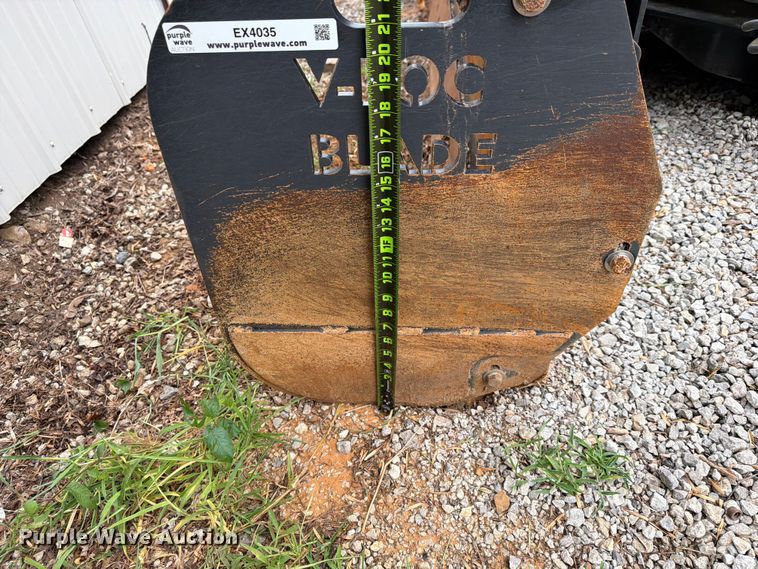 image for item EX4035 David's Dozer V-Loc System Inc. V-Loc Blade skid steer dozer blade