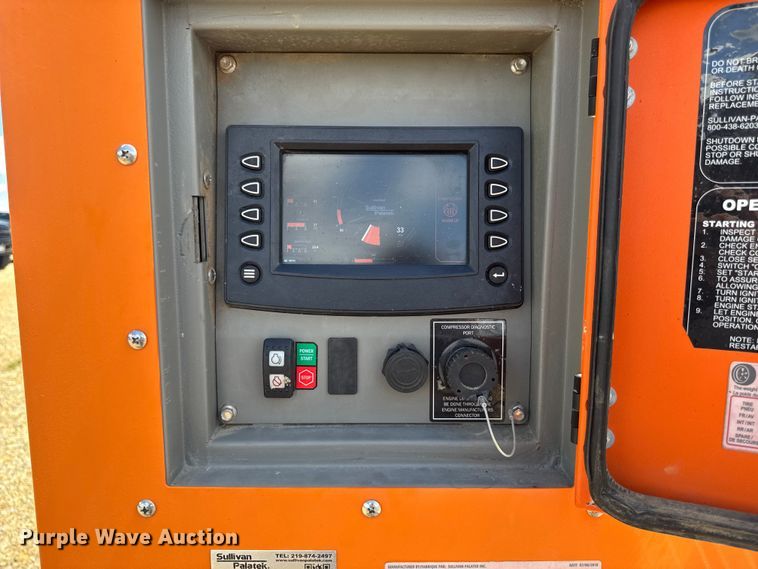 image for item FB5722 2018 Sullivan Palatek D400HHAF air compressor