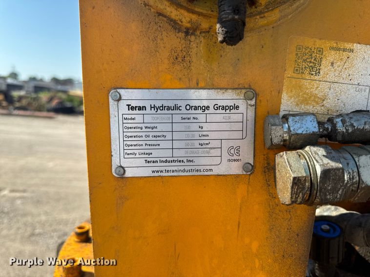 image for item FB5726 Terran TDOPG336DDB Hydraulic Orange Grapple