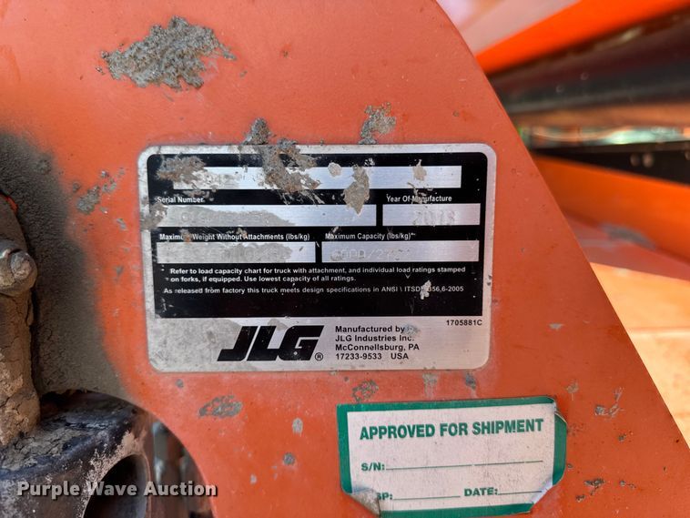 image for item FB5745 2013 JLG 6042 telehandler