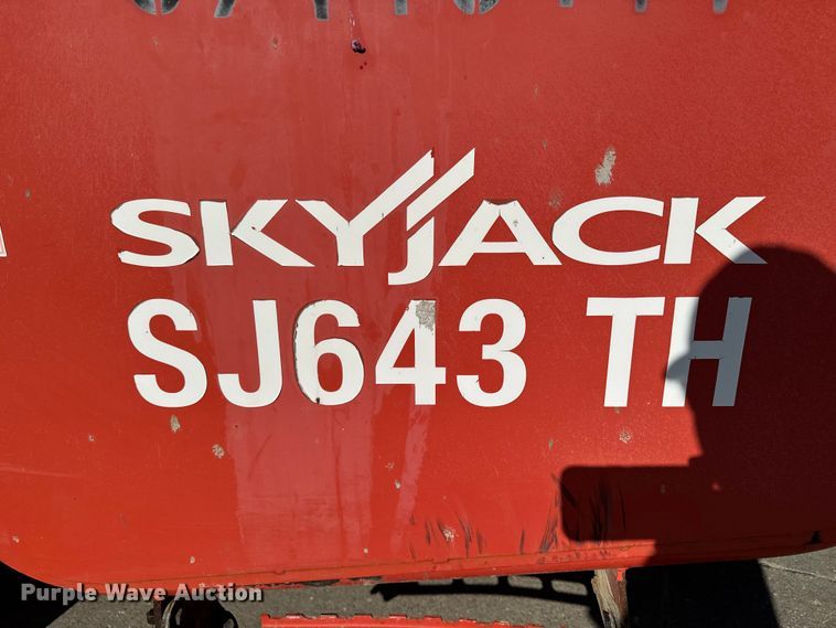 image for item FB5746 2017 Skyjack SJ643TH telehandler