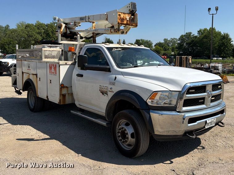 image for item FB5770 2017 RAM 5500 bucket truck