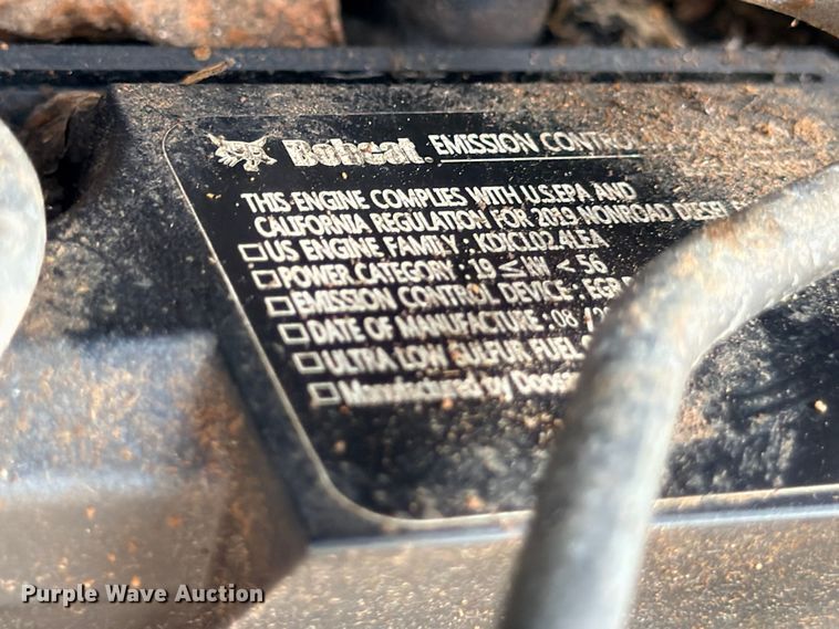 image for item FB8224 2020 Bobcat T590 tracked skid steer loader