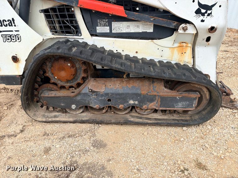 image for item FB8224 2020 Bobcat T590 tracked skid steer loader