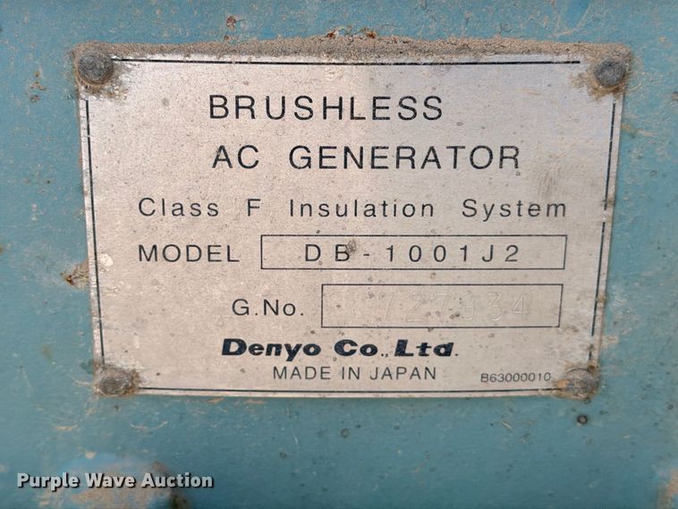image for item FB8271 Multiquip DCA-85SSJU2 generator