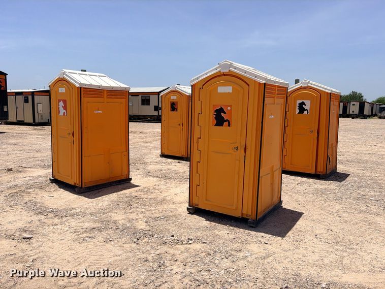 (4) portable restrooms