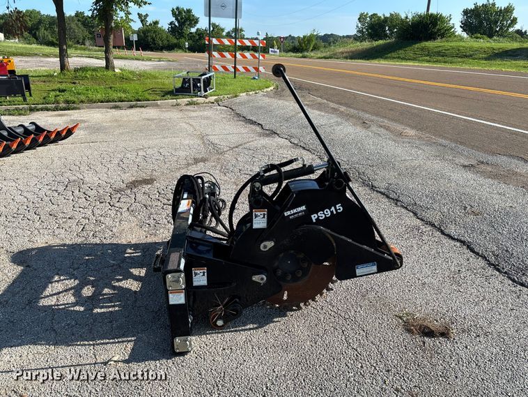 image for item FC1772 Erskine PS915 skid steer concrete saw