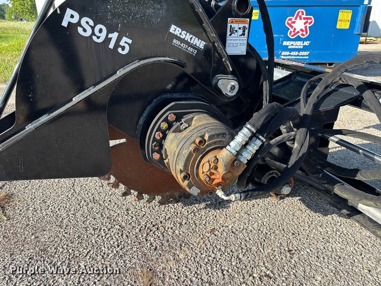image for item FC1772 Erskine PS915 skid steer concrete saw