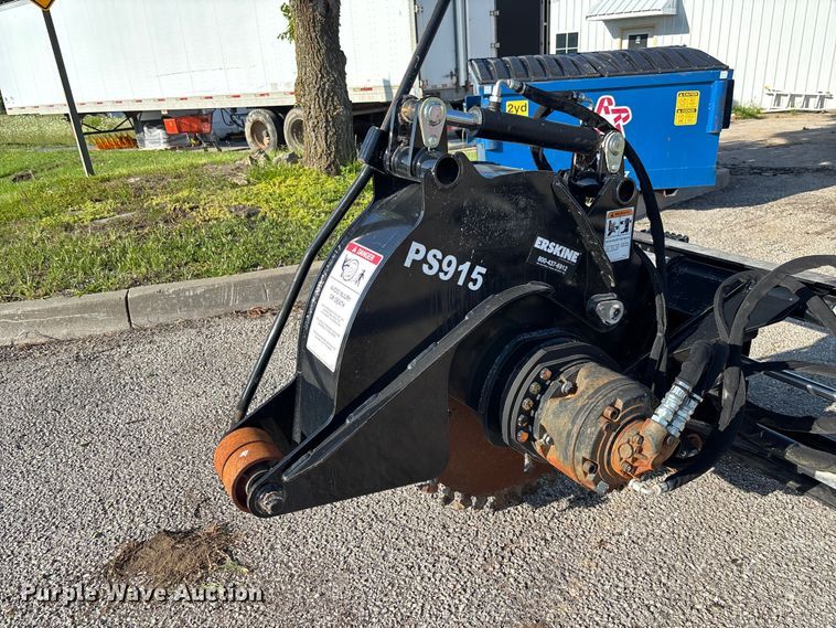 image for item FC1772 Erskine PS915 skid steer concrete saw