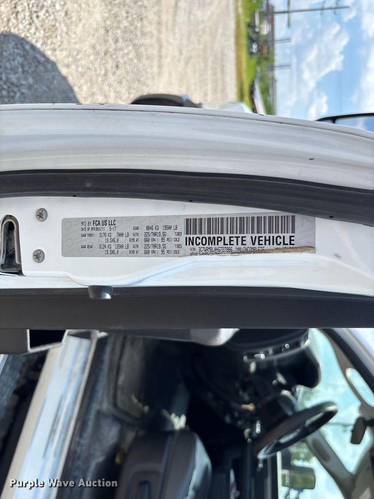 image for item FC1902 2017 RAM 5500 utility / service truck