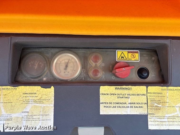image for item FC2505 2016 Atlas XAS 185 CD PE T4 air compressor