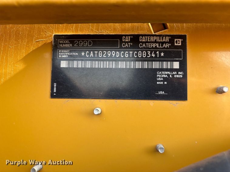 image for item FC2507 2014 Caterpillar 299D tracked skid steer loader