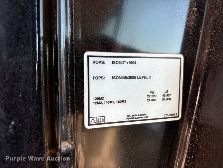 image for item FC2509 2013 Caterpillar 140M2 AWD motor grader