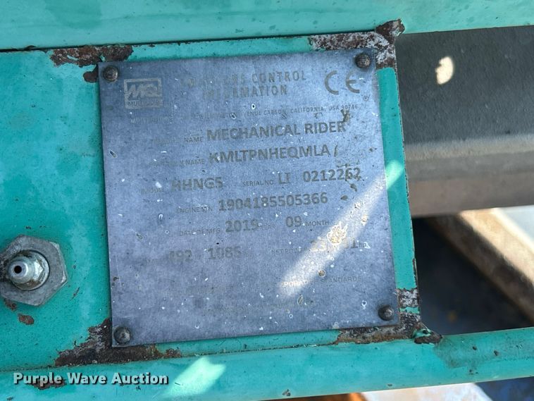 image for item FC2877 2019 Multiquip Whiteman HHNG5 power trowel