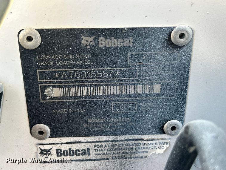 image for item FC2878 2018 Bobcat T770 tracked skid steer loader