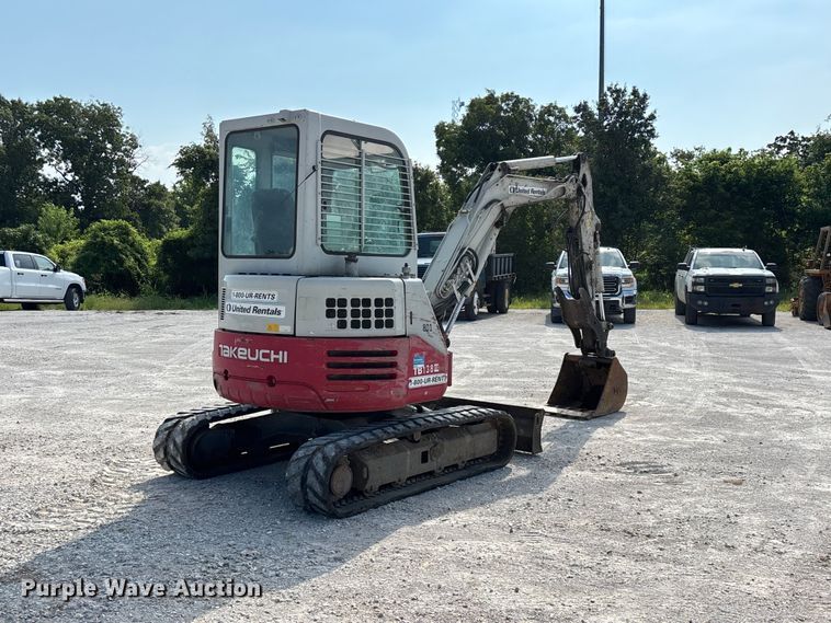 image for item FG0527 2012 Takeuchi TB138FR mini excavator