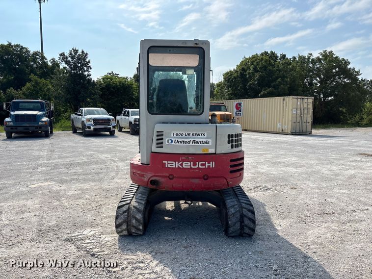 image for item FG0527 2012 Takeuchi TB138FR mini excavator