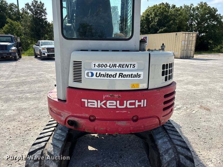 image for item FG0527 2012 Takeuchi TB138FR mini excavator