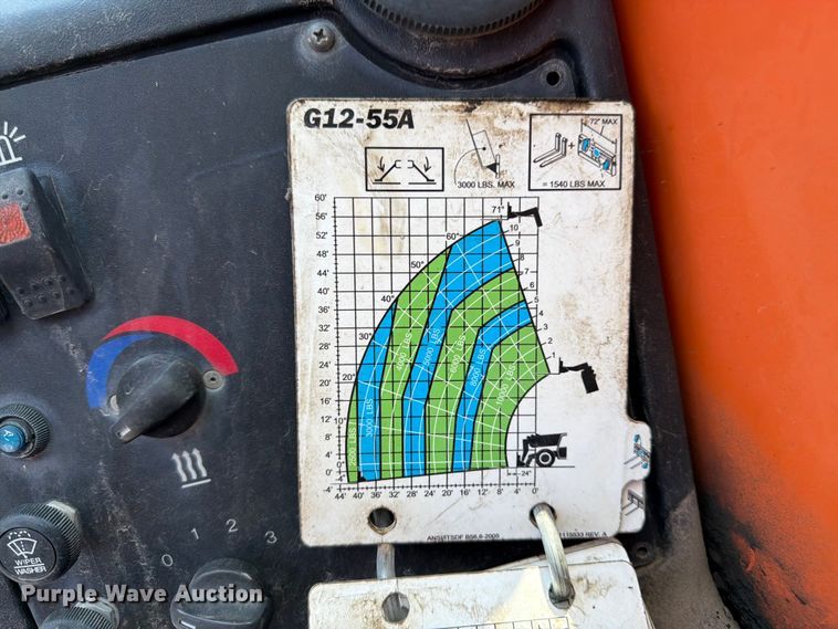 image for item FK3165 2011 JLG G12-55A telehandler