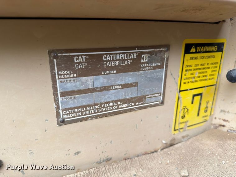 image for item FK3183 1993 Caterpillar 330L excavator