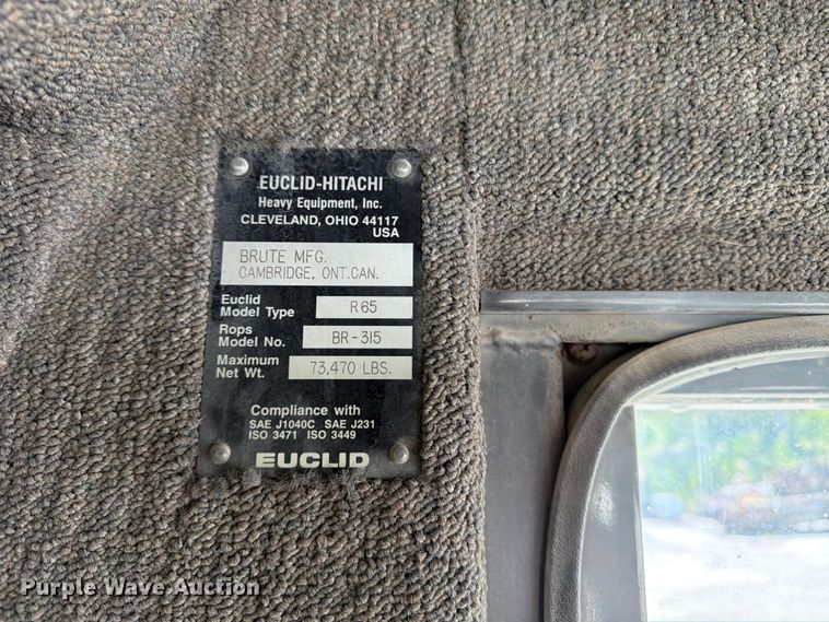 image for item FK3186 1997 Euclid R65 haul truck