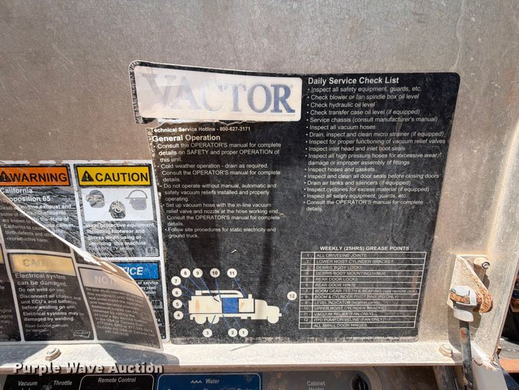 image for item FK5004 2014 Kenworth T8 Series hydrovac truck