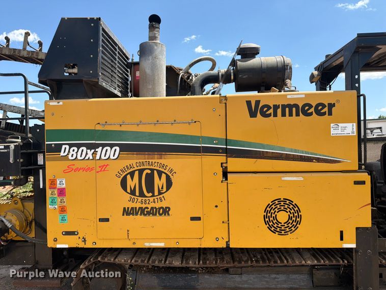 image for item FM7564 2008 Vermeer D80X100ll directional boring unit