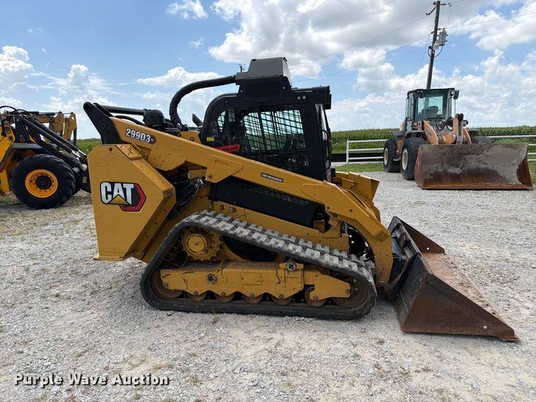 image for item FN2505 2020 Caterpillar 299D3 XE forestry tracked skid steer loader