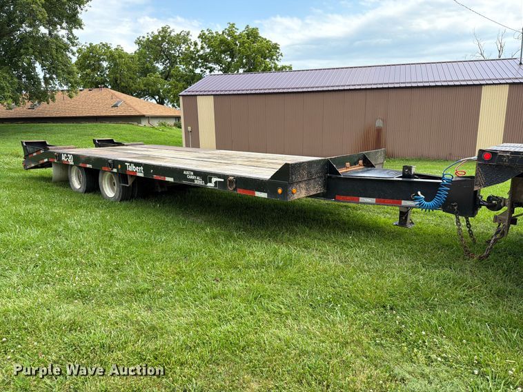 image for item FN5749 2011 Talbert AC-20 equipment trailer