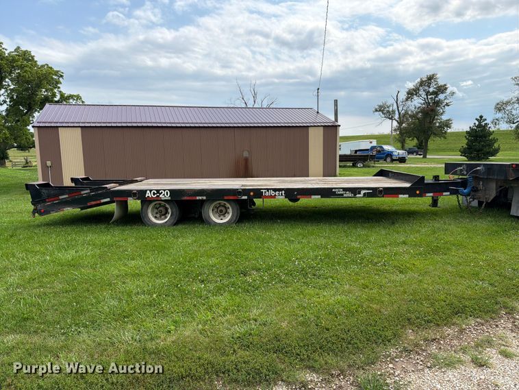 image for item FN5749 2011 Talbert AC-20 equipment trailer